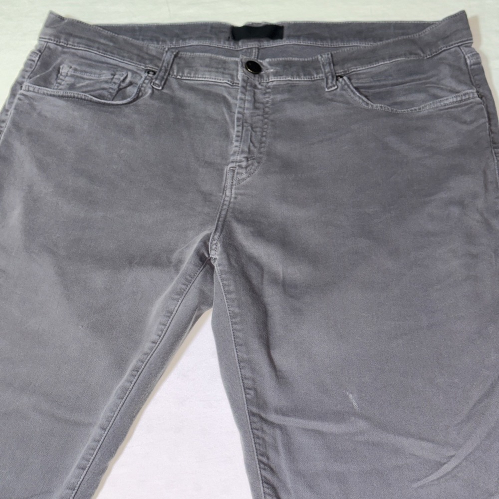 J Brand Jean Pants Mens 38*x34 Gray Kane Straight Leg Breathe Stretch Chinos USA